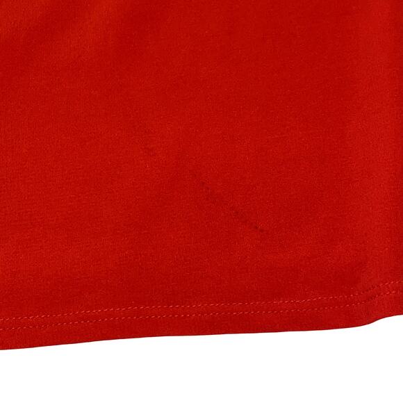 100% Silk Red Short Sleeve Blouse Scoop Neck Top by EILEEN FISHER in XS - Picture 5 of 6